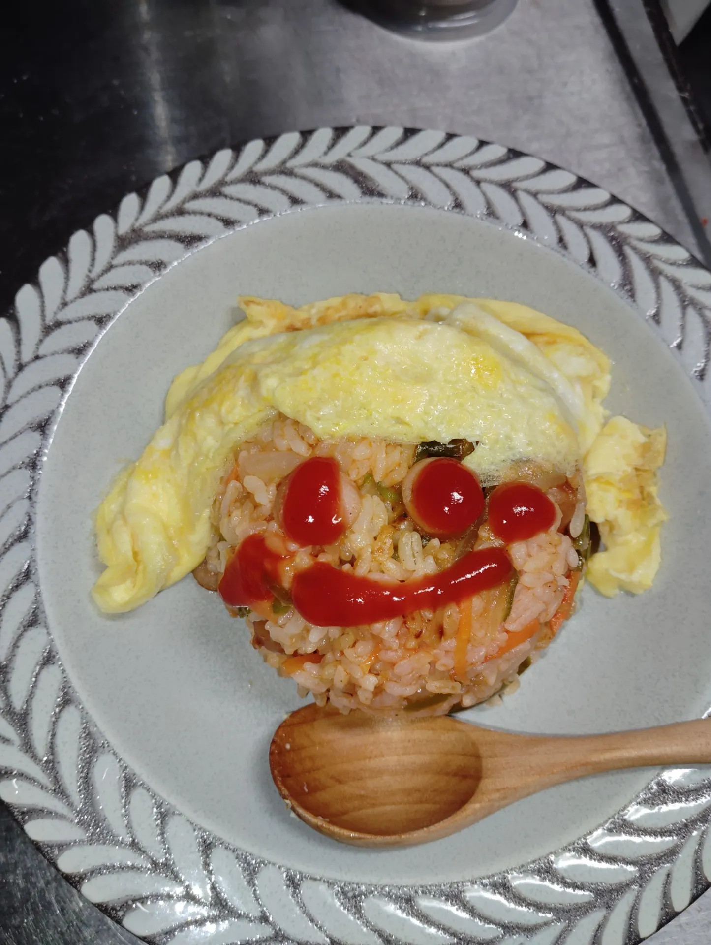 久しぶりにオムライスを作ったら…（笑）
